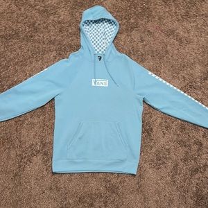 Blue Vans hooded sweatshirt